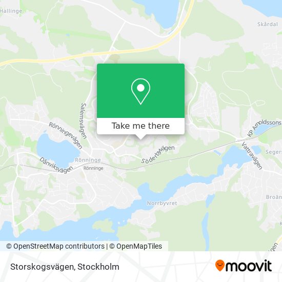 Storskogsvägen map