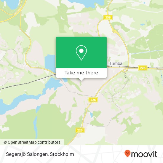 Segersjö Salongen map