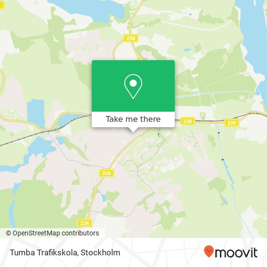 Tumba Trafikskola map