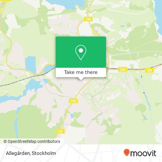 Allegården map