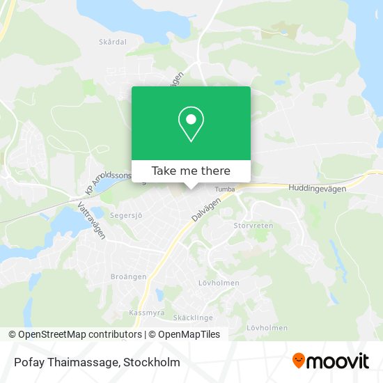 Pofay Thaimassage map