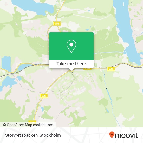 Storvretsbacken map