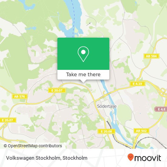 Volkswagen Stockholm map