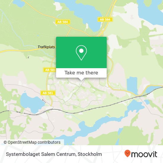 Systembolaget Salem Centrum map