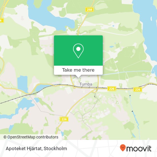 Apoteket Hjärtat map