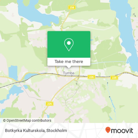 Botkyrka Kulturskola map