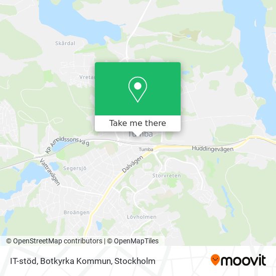 IT-stöd, Botkyrka Kommun map