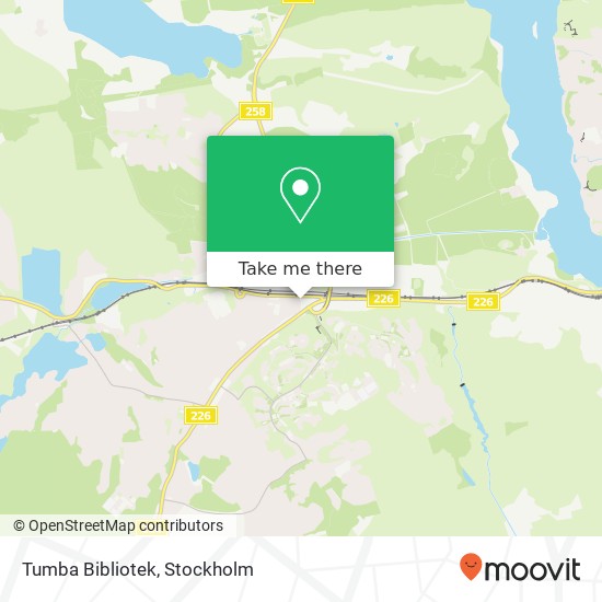 Tumba Bibliotek map