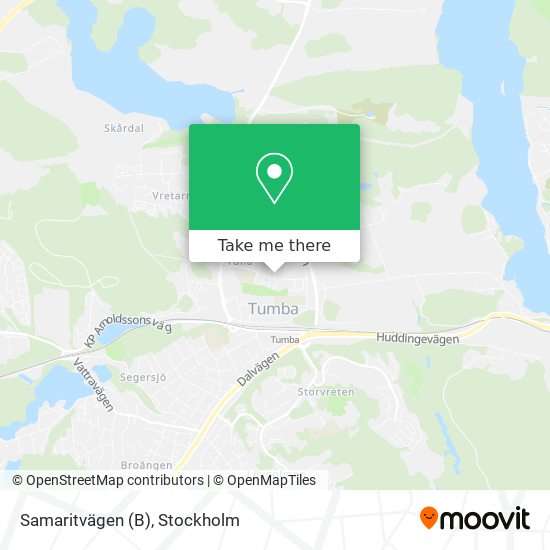 Samaritvägen (B) map