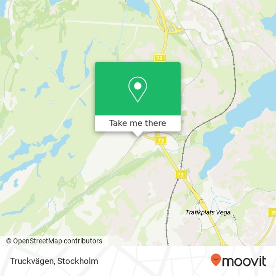 Truckvägen map