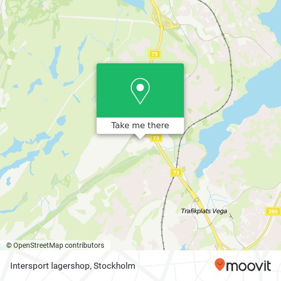 Intersport lagershop map