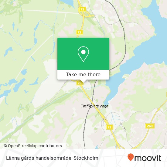 Länna gårds handelsområde map