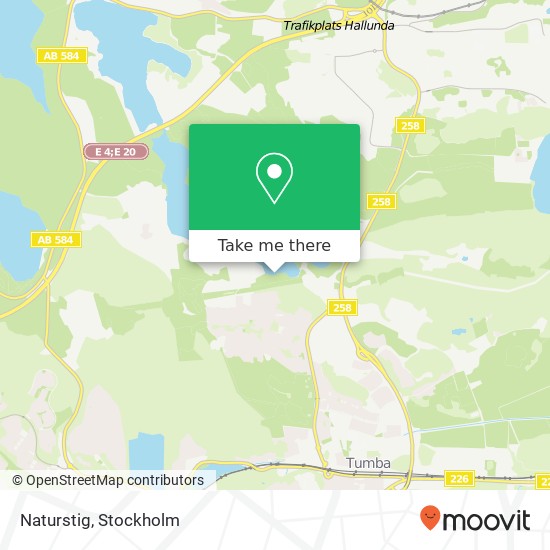 Naturstig map