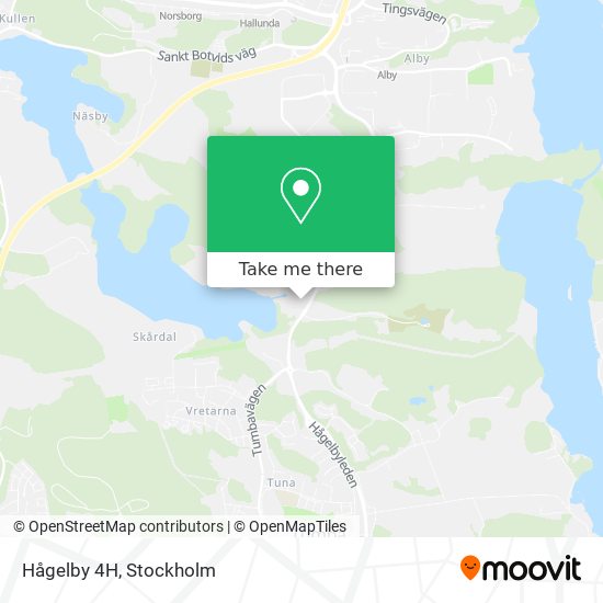 Hågelby 4H map