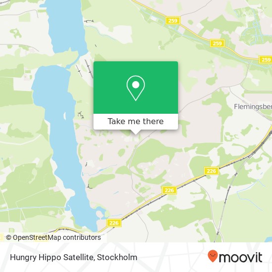 Hungry Hippo Satellite map