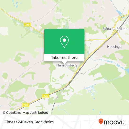 Fitness24Seven map