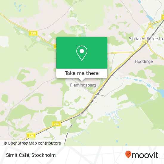 Simit Café map
