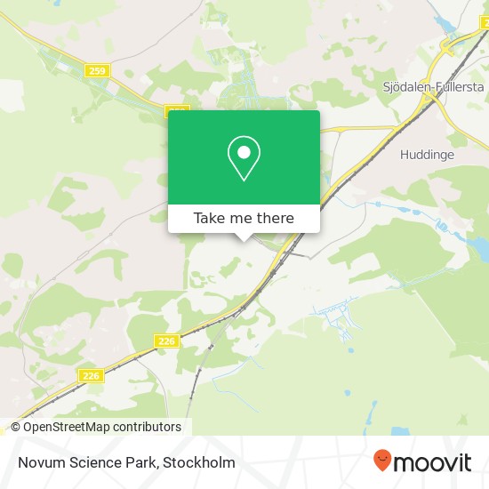 Novum Science Park map