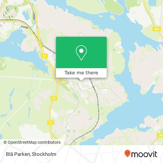 Blå Parken map