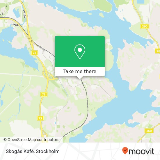 Skogås Kafé map