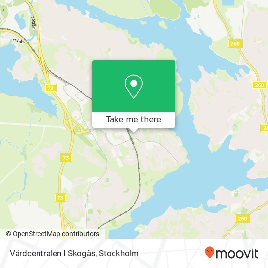 Vårdcentralen I Skogås map