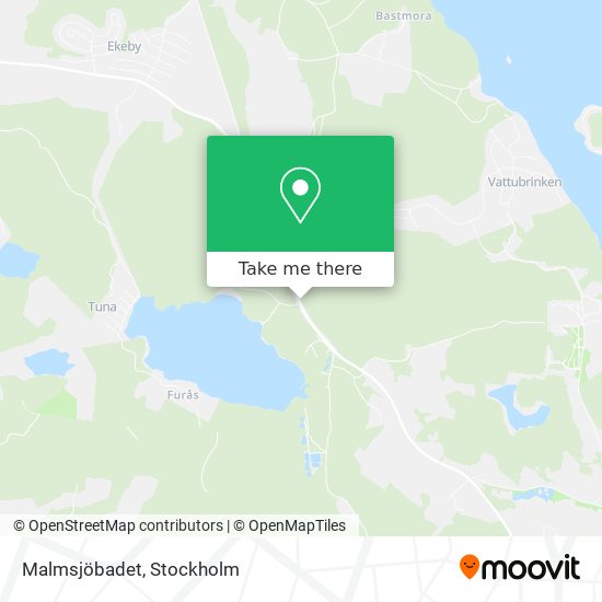 Malmsjöbadet map