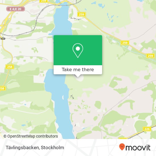 Tävlingsbacken map