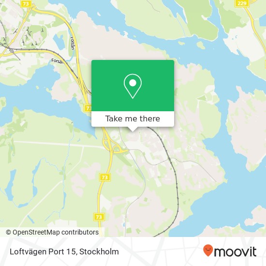 Loftvägen Port 15 map