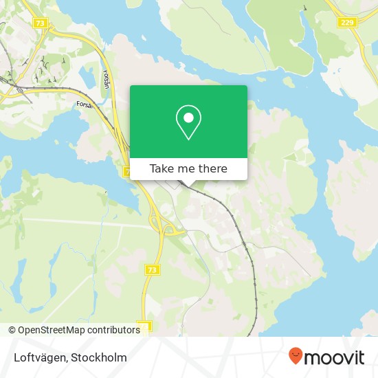 Loftvägen map