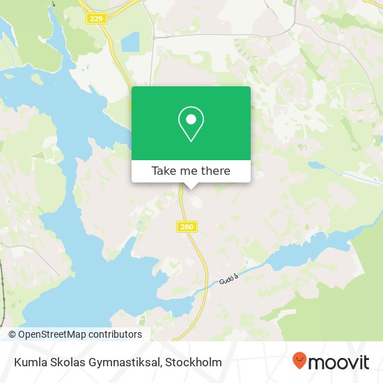 Kumla Skolas Gymnastiksal map