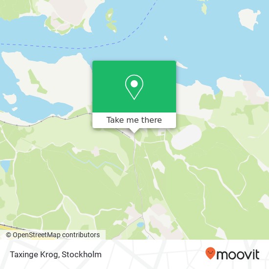 Taxinge Krog map
