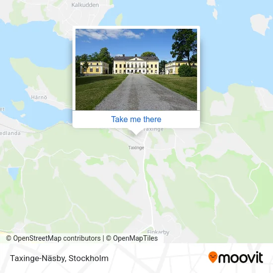 Taxinge-Näsby map