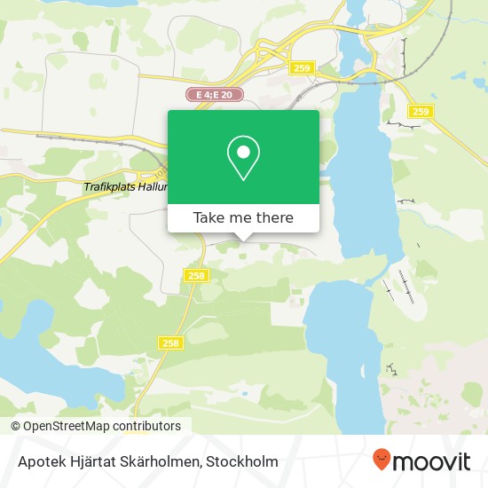 Apotek Hjärtat Skärholmen map