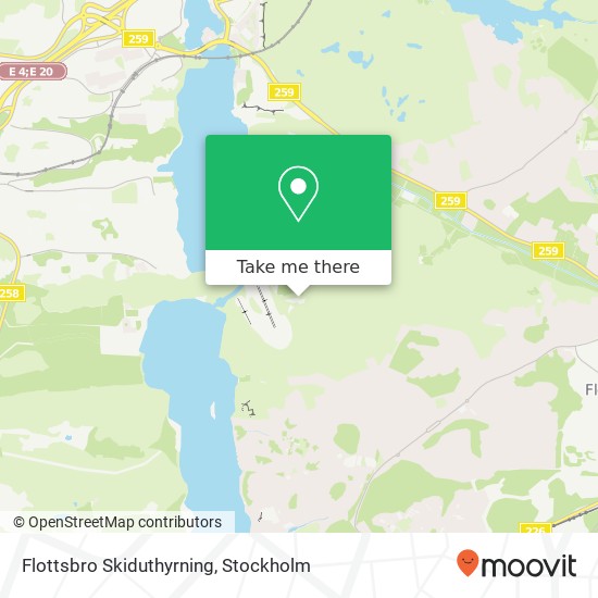 Flottsbro Skiduthyrning map