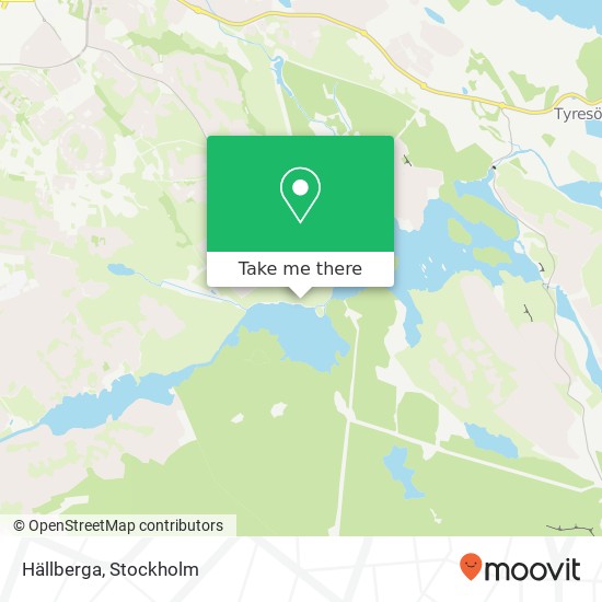 Hällberga map