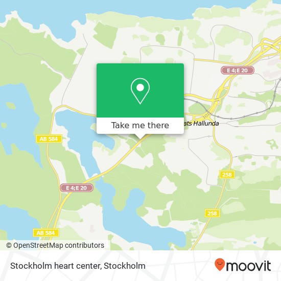 Stockholm heart center map