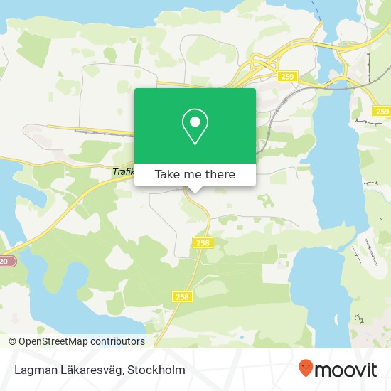 Lagman Läkaresväg map