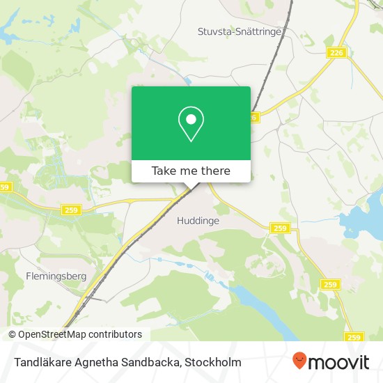 Tandläkare Agnetha Sandbacka map