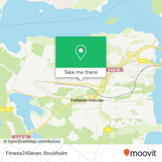Fitness24Seven map