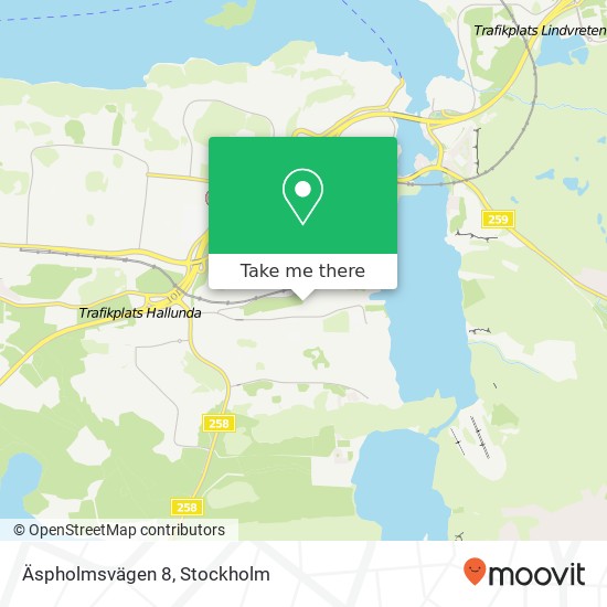 Äspholmsvägen 8 map