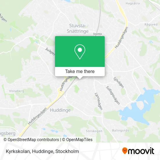 Kyrkskolan, Huddinge map