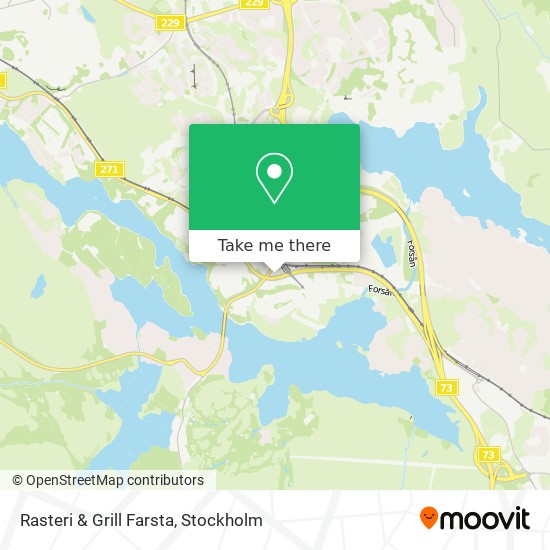 Rasteri & Grill Farsta map