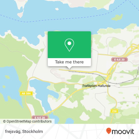 frejsväg map