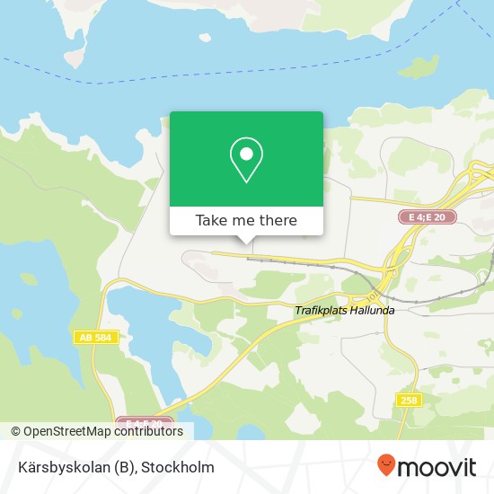 Kärsbyskolan (B) map