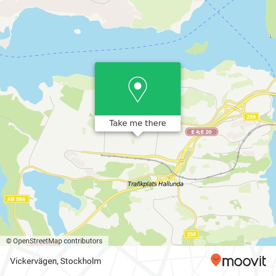 Vickervägen map