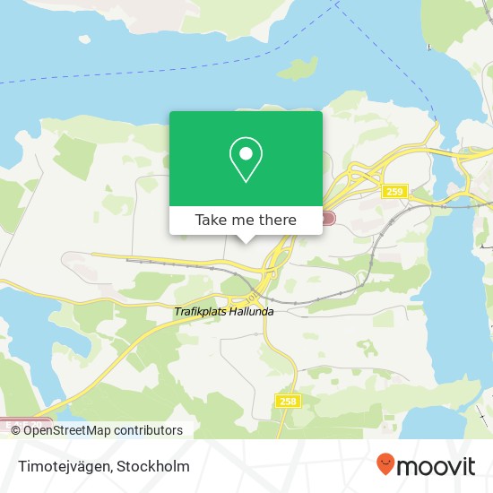 Timotejvägen map