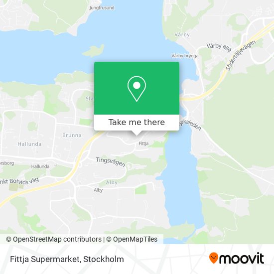 Fittja Supermarket map