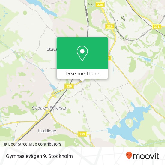 Gymnasievägen 9 map