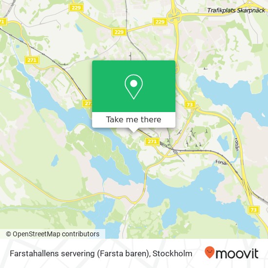 Farstahallens servering  (Farsta baren) map