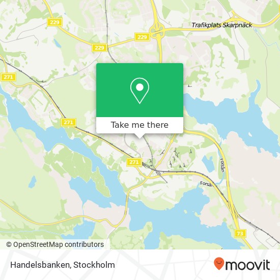 Handelsbanken map